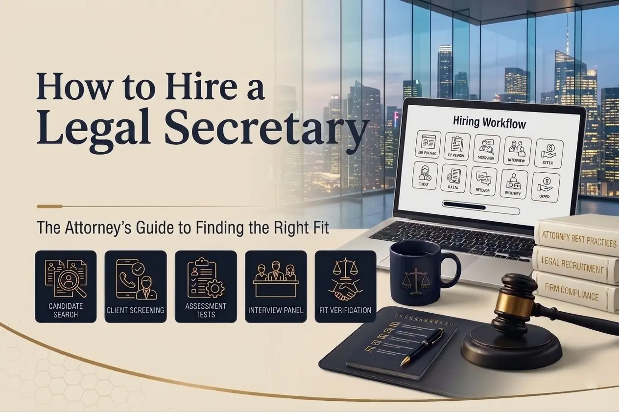 How to Hire a Legal Secretary: The Attorney’s Guide to Finding the Right Fit