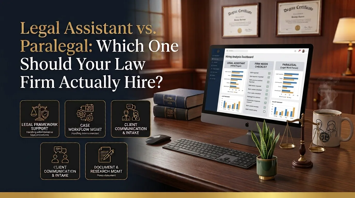 Legal Assistant vs. Paralegal: Who Should You Hire?