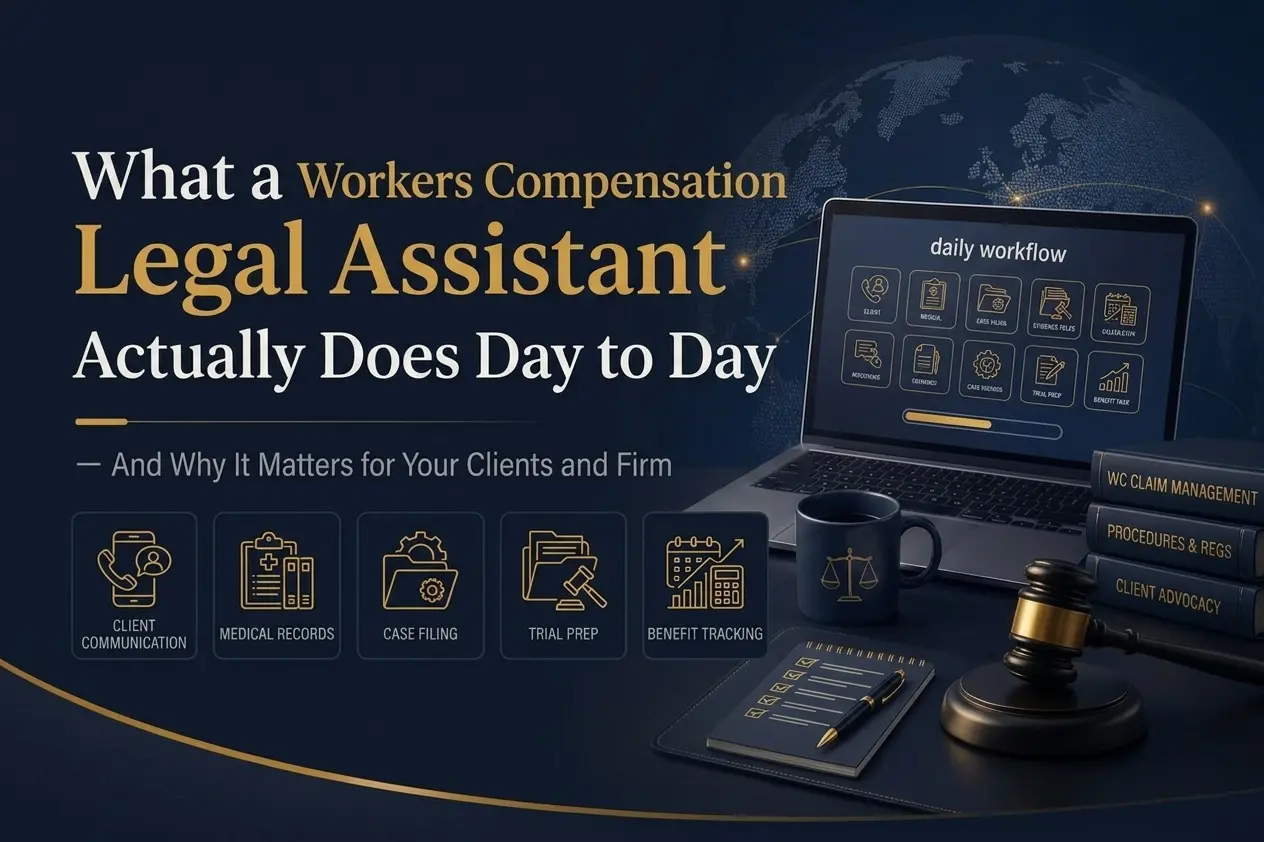What a Workers Compensation Legal Assistant Actually Does Day to Day